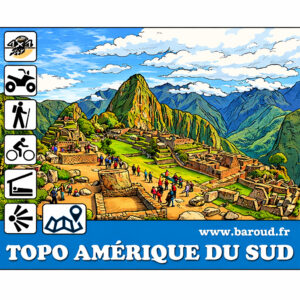 CARTE AMÉRIQUE DU SUD TOPO GARMIN