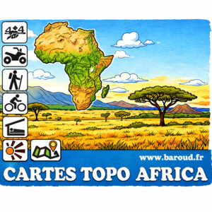 CARTE AFRICA TOPO GARMIN