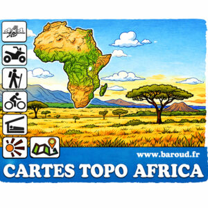 CARTE AFRICA TOPO GARMIN