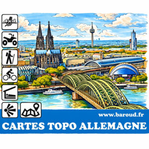 CARTE ALLEMAGNE TOPO GARMIN