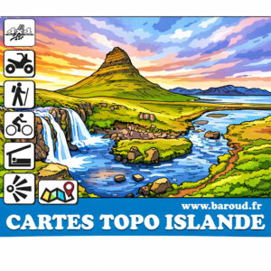 CARTE ISLANDE TOPO GARMIN