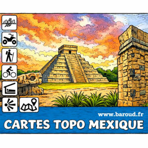 CARTE MEXIQUE TOPO GARMIN