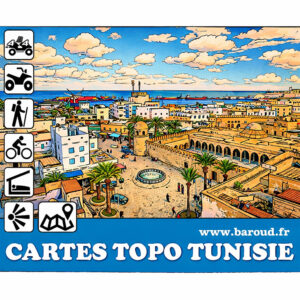 CARTE AFRICA TUNISIE TOPO GARMIN