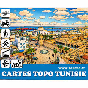 CARTE AFRICA TUNISIE TOPO GARMIN