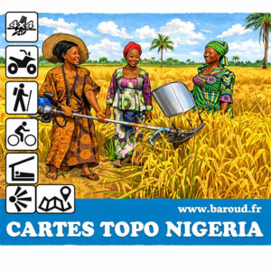 CARTE NIGERIA TOPO GARMIN