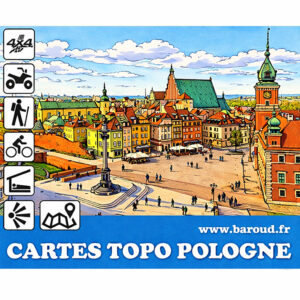 CARTE POLOGNE TOPO GARMIN