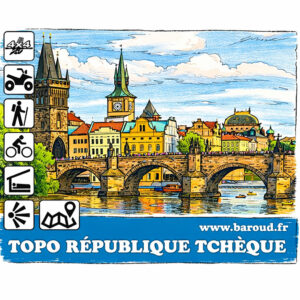 CARTE RÉPUBLIQUE TCHÈQUE TOPO GARMIN