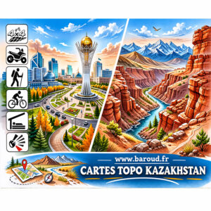 CARTE KAZAKHSTAN TOPO GARMIN