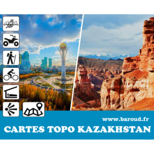CARTE TOPO KAZAKHSTAN GARMIN