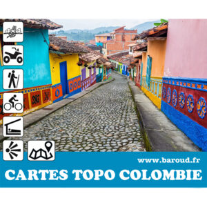 CARTE TOPO COLOMBIE GARMIN