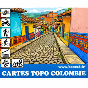 CARTE COLOMBIE TOPO GARMIN