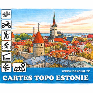 CARTE ESTONIE TOPO GARMIN