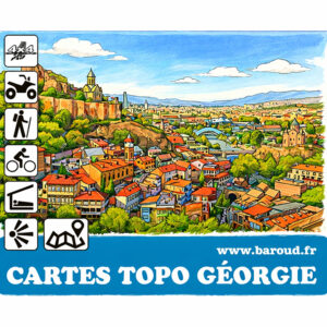 CARTE GEORGIE TOPO GARMIN