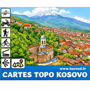 CARTE KOSOVO TOPO GARMIN