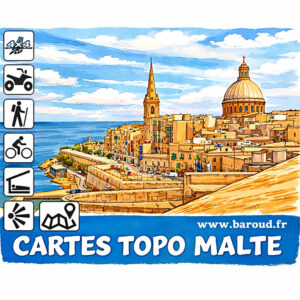 CARTE MALTE TOPO GARMIN