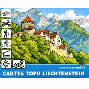 CARTE LIECHTENSTEIN TOPO GARMIN