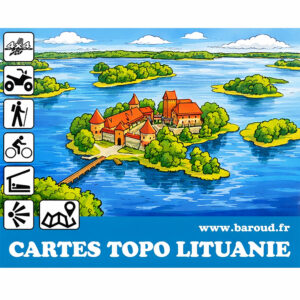 CARTE LITUANIE TOPO GARMIN