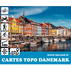 CARTE TOPO DANEMARK GARMIN
