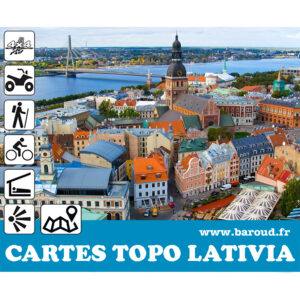 CARTE TOPO LATIVIA GARMIN