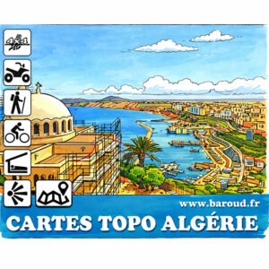 CARTE  AFRICA ALGERIE TOPO GARMIN