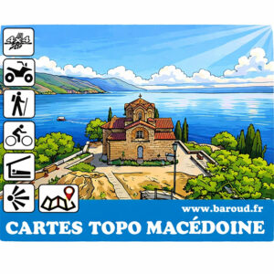 CARTE MACÉDOINE TOPO GARMIN