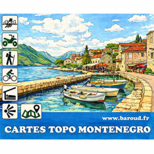 CARTE MONTENEGRO TOPO GARMIN