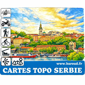 CARTE SERBIE TOPO GARMIN