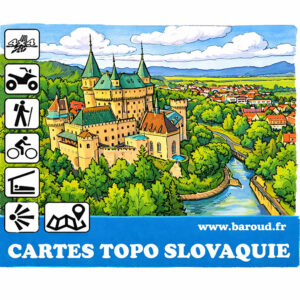 CARTE SLOVAQUIE TOPO GARMIN
