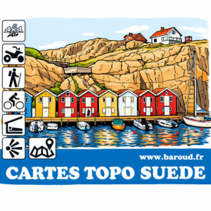 CARTE SUÈDE TOPO GARMIN