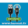 CÂBLE USB MICRO USB LONG