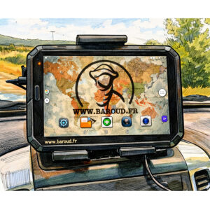 SUPPORT GPS BAROUD 8"