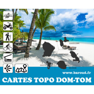 CARTE OUTRE MER DOM-TOM TOPO GARMIN