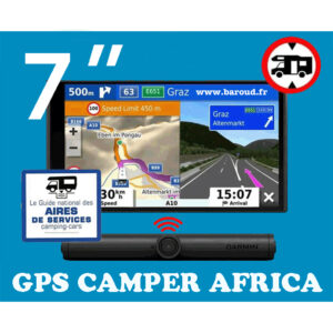 GPS CAMPER GARMIN EUROPE / AFRICA CAMPING-CAR et VANS 07 POUCES
