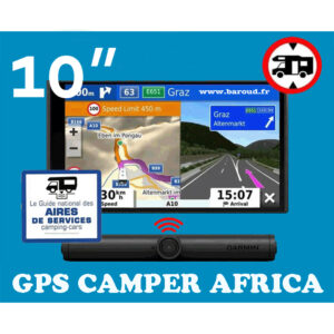 GPS CAMPER GARMIN EUROPE / AFRICA CAMPING-CAR et VANS 10 POUCES