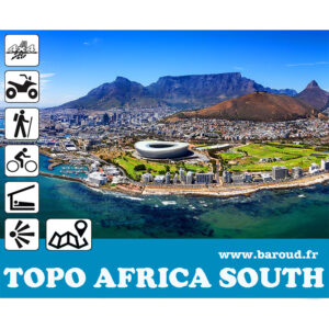 CARTE AFRICA SOUTH TOPO GARMIN