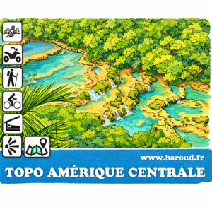 CARTE AMÉRIQUE CENTRALE TOPO GARMIN