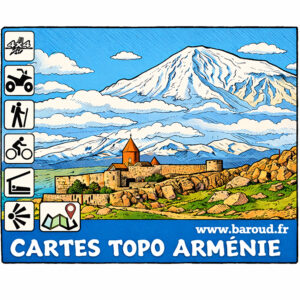 CARTE ARMÉNIE TOPO GARMIN