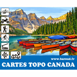 CARTE CANADA TOPO GARMIN