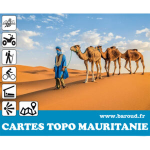 CARTE AFRICA MAURITANIE TOPO GARMIN