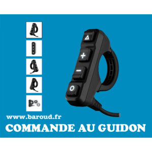 COMMANDE AU GUIDON GARMIN POUR GPS TREAD