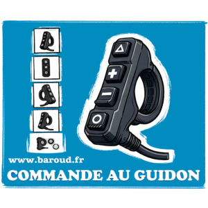 COMMANDE AU GUIDON GARMIN POUR GPS TREAD