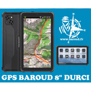 GPS TABLETTE BAROUD 8″ DURCI IP68