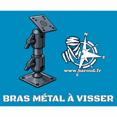 SUPPORT BRAS MÉTAL À VISSER