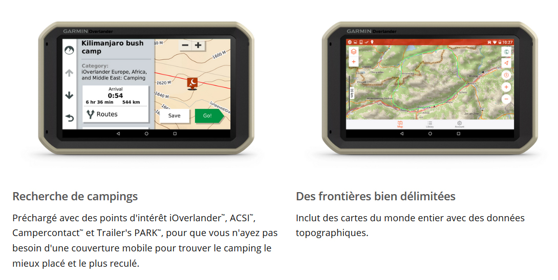 GPS GARMIN OVERLANDER