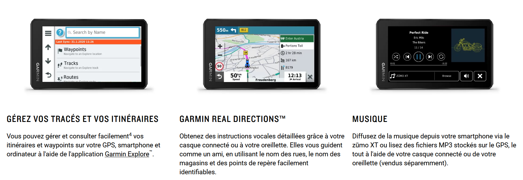 GPS GARMIN ZUMO XT