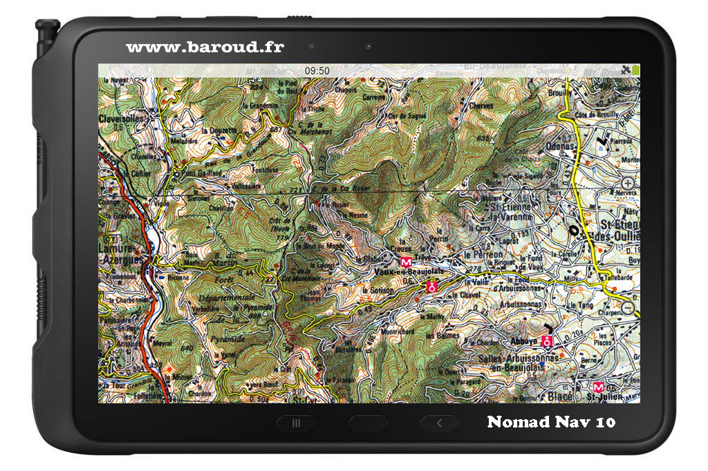 GPS TABLETTE NOMAD NAV 10