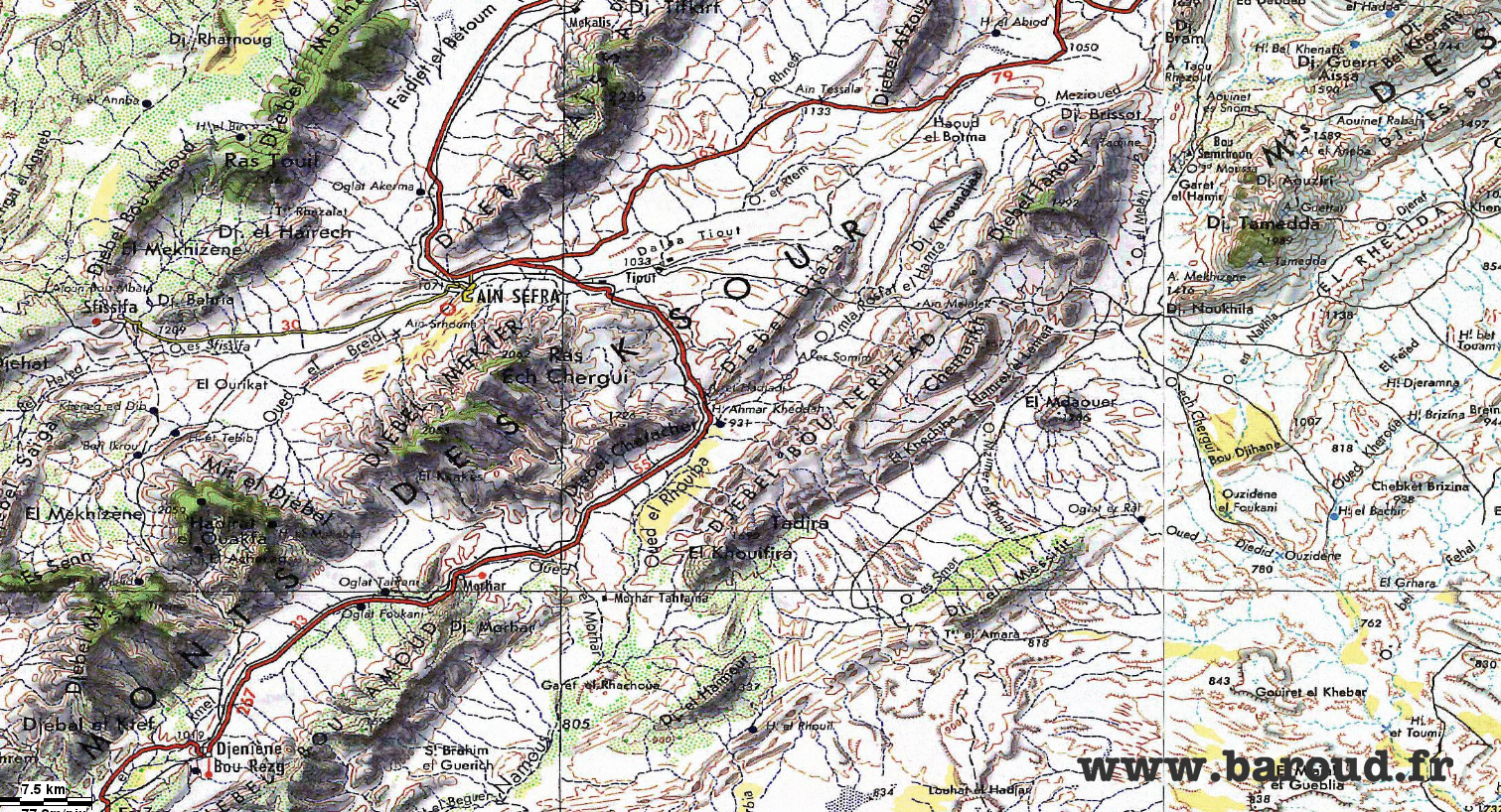 CARTES TOPO ALGERIE