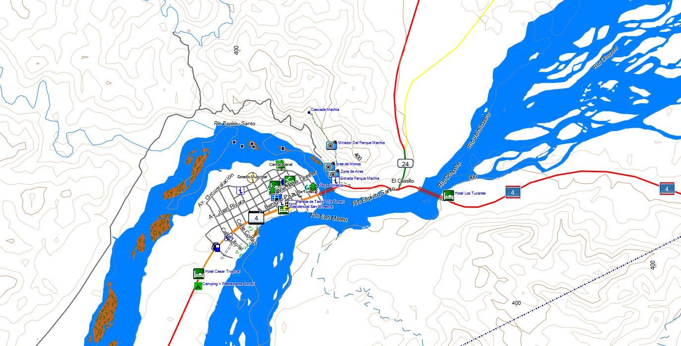 CARTE TOPO MAP GARMIN BOLIVIE