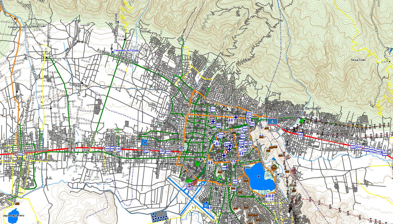 CARTE TOPO MAP GARMIN BOLIVIE