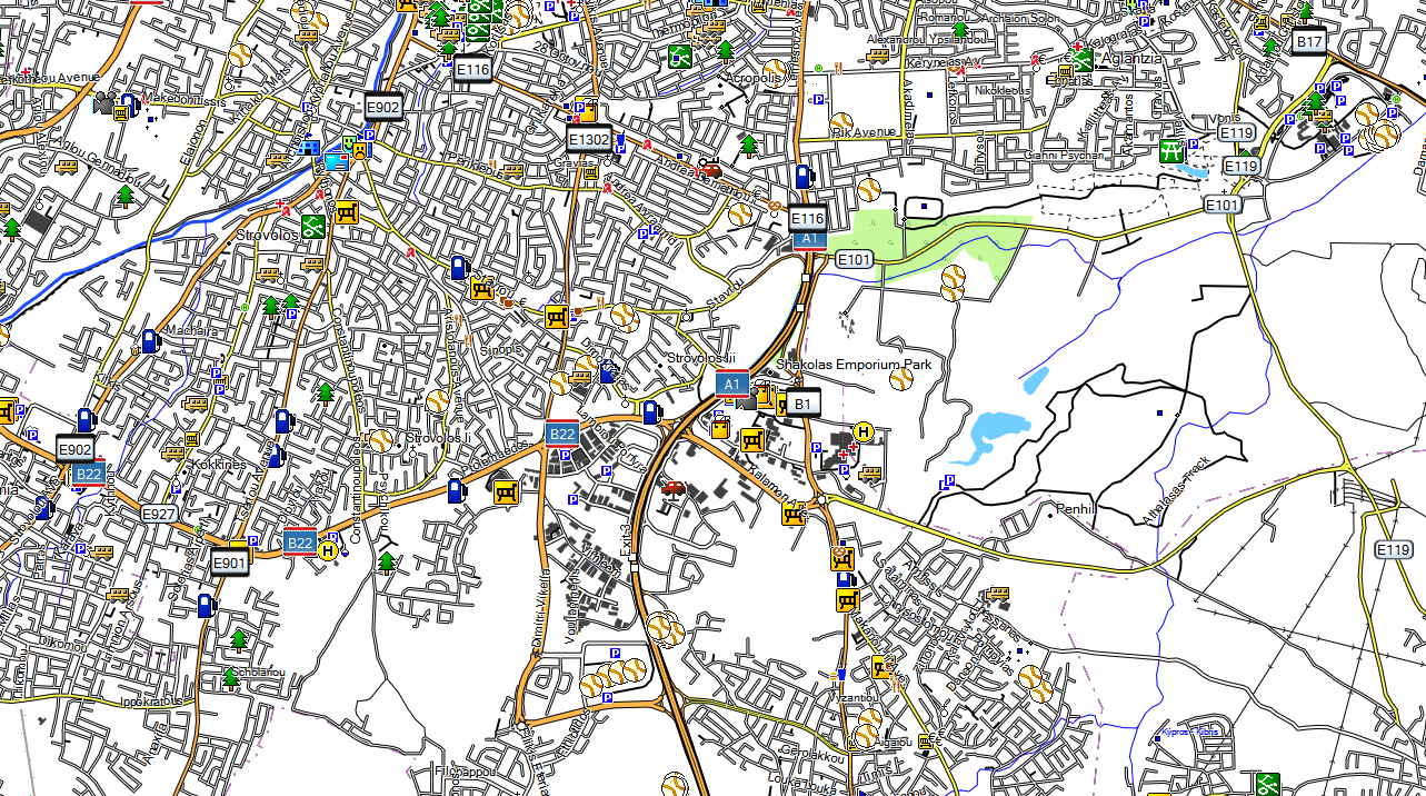 CARTE TOPO MAP GARMIN CHYPRE